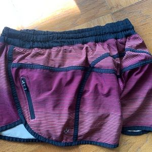 Lululemon running and training shorts
